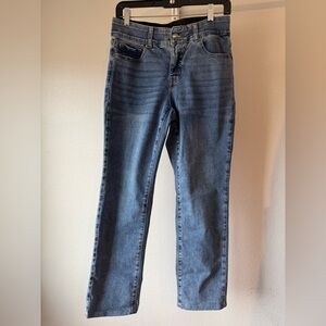 Tribal blue jeans for women